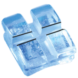 thumbnail image 2 of Dental Orthodontic Sapphire Ceramic Brackets – Roth 022/018, Invisible Brace, Unbranded 2 of 5